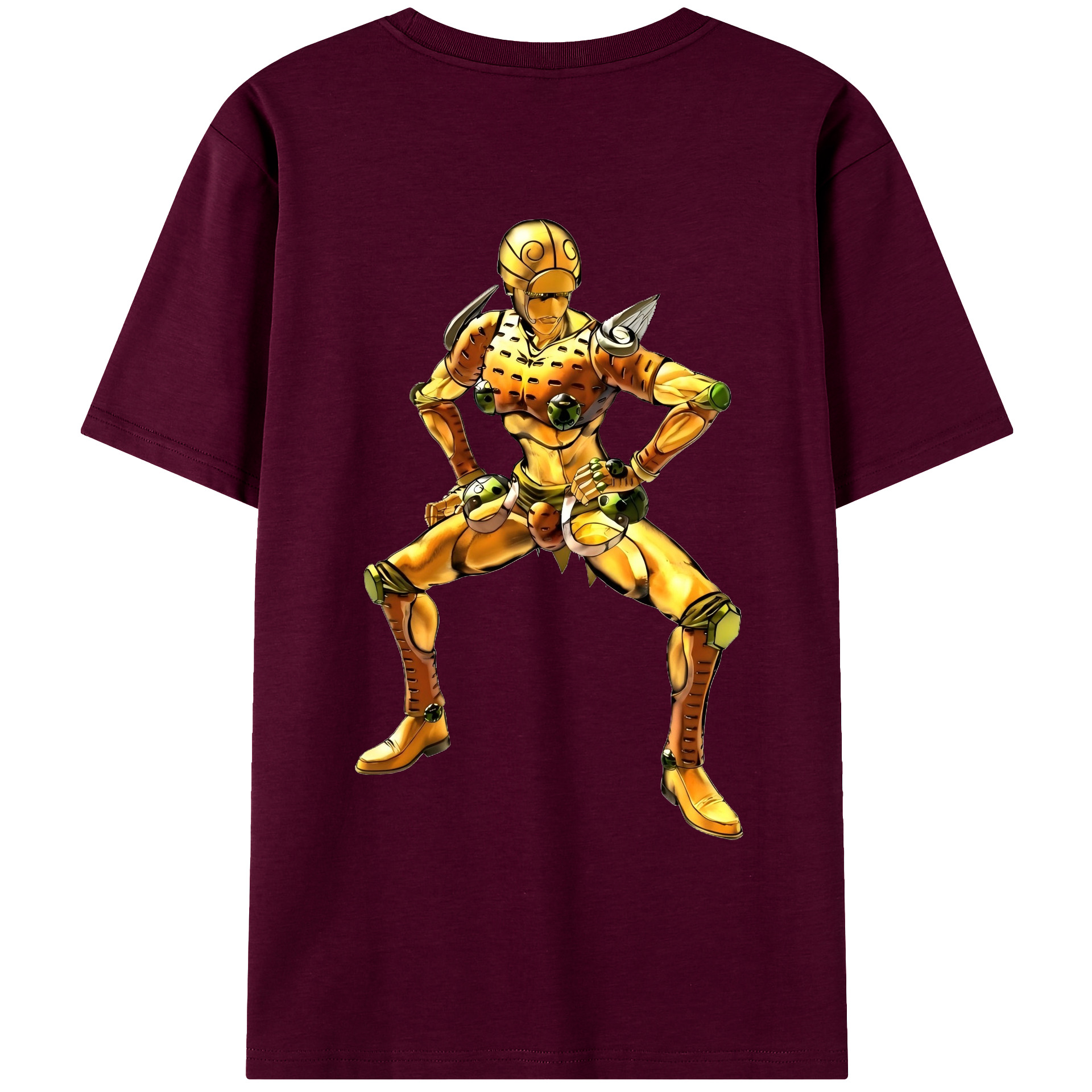 （画像用） ジョジョの奇妙な冒険 ジョルノ?ジョバァーナ JoJo's Bizarre Adventure Giorno Giovanna レディース半袖Tシャツ(バックプリント)